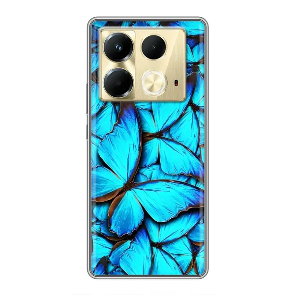 Чехол с рисунком «Крылья бабочек» для Infinix Note 40