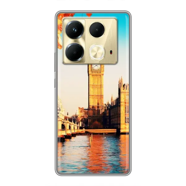 Чехол с рисунком «Летний Лондон» для Infinix Note 40 Чехол с рисунком «Летний Лондон» для Infinix Note 40