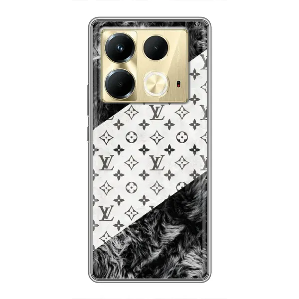 Чехол с рисунком «LV на белом» для Infinix Note 40 Чехол с рисунком «LV на белом» для Infinix Note 40
