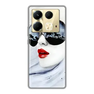 Чехол с картинкой Модные Девчонки Infinix Note 40 (Любительница коней)