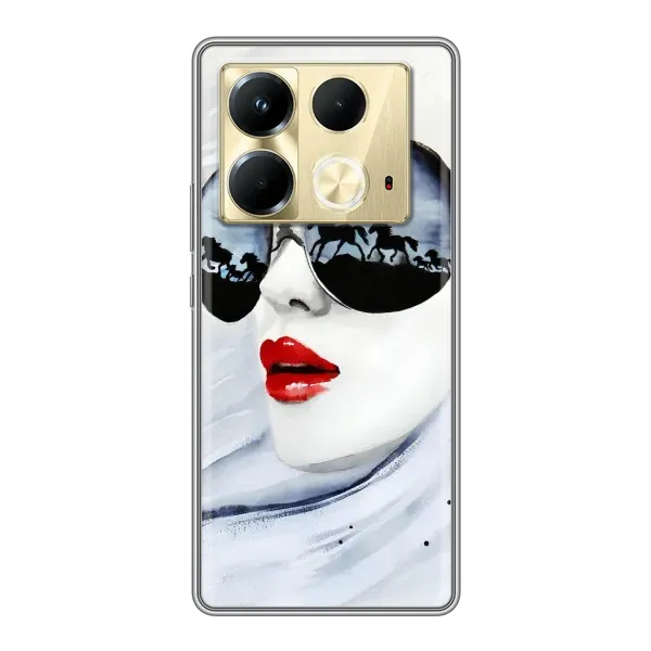 Чехол с рисунком «Любительница коней» для Infinix Note 40 Чехол с рисунком «Любительница коней» для Infinix Note 40