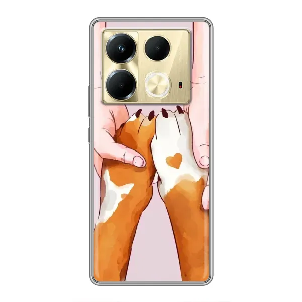 Чехол с рисунком «Любовь к собакам» для Infinix Note 40 Чехол с рисунком «Любовь к собакам» для Infinix Note 40