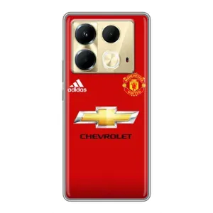 Силиконовые Чехлы принт Футбол на Infinix Note 40 (Man United)