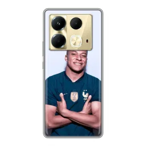 Чохол (TPU) з Футболістом на Infinix Note 40 (Мбаппешичка)