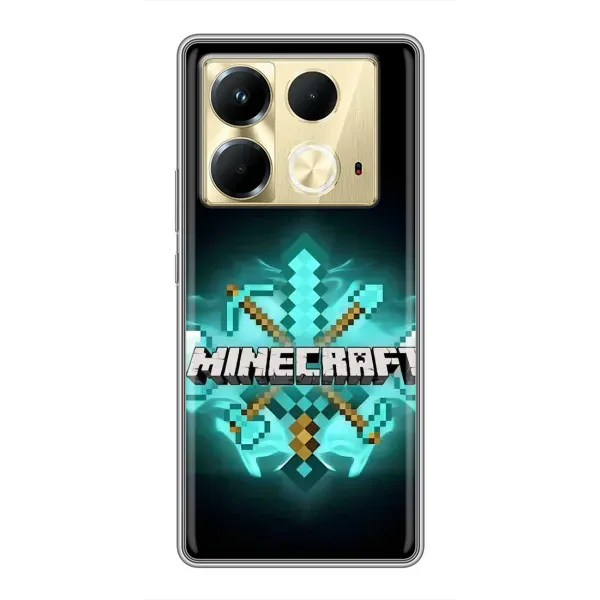 Чехол с рисунком «MineCraft 2» для Infinix Note 40 Чехол с рисунком «MineCraft 2» для Infinix Note 40
