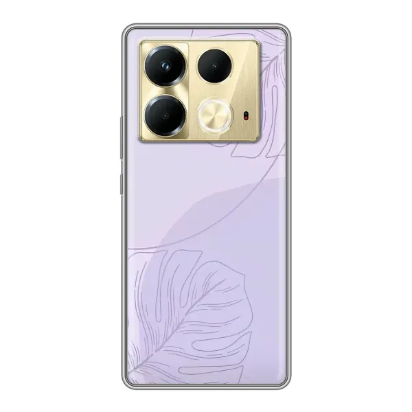 Чехол с рисунком «Монстера фиолетовая» для Infinix Note 40 Чехол с рисунком «Монстера фиолетовая» для Infinix Note 40
