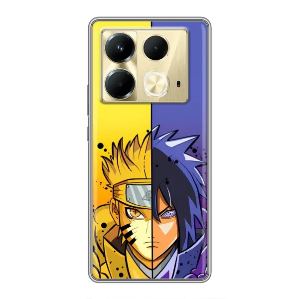 Чехол с рисунком «Naruto Vs Sasuke» для Infinix Note 40 Чехол с рисунком «Naruto Vs Sasuke» для Infinix Note 40
