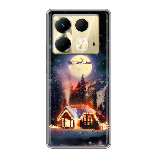 Чехол с рисунком «Настроение зимнее» для Infinix Note 40 Чехол с рисунком «Настроение зимнее» для Infinix Note 40