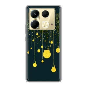 Силіконові Чохли Коханій людині для Infinix Note 40 (Нічне місто)