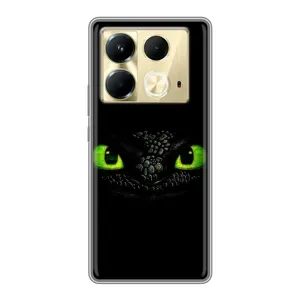 Чехол дракон Беззубик для Infinix Note 40 (Глаза Беззубика)