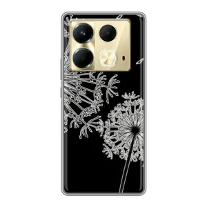 Фото - Силиконовый Чехол с одуванчиками на Infinix Note 40