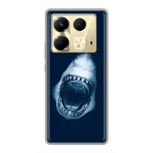 Чехол с рисунком «Пасть Акулы» для Infinix Note 40