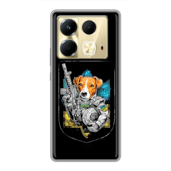 Чехол с рисунком «Патрон Воин» для Infinix Note 40 Чехол с рисунком «Патрон Воин» для Infinix Note 40