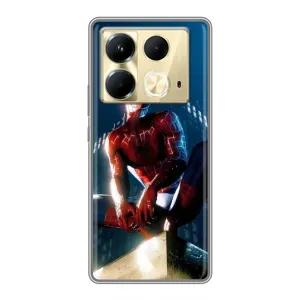 Чохол Супергерой Людина Павук на Infinix Note 40 (Павук на домі)