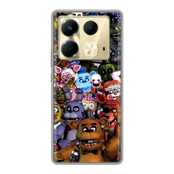 Чехол с рисунком «Персонажи Фредди» для Infinix Note 40 Чехол с рисунком «Персонажи Фредди» для Infinix Note 40