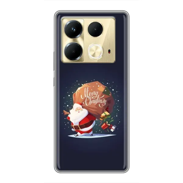 Чехол с рисунком «Подарки от Санты» для Infinix Note 40 Чехол с рисунком «Подарки от Санты» для Infinix Note 40