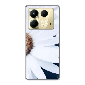 Чохол з ромашками на Infinix Note 40 (Пів ромашки)