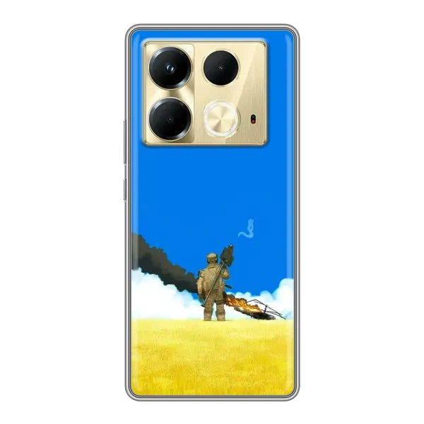 Чехол с рисунком «Попадание» для Infinix Note 40 Чехол с рисунком «Попадание» для Infinix Note 40