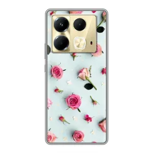 Чохли з принтом Троянд для Infinix Note 40 (Різні квіти)
