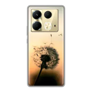 Силіконовий Чохол з кульбабками на Infinix Note 40 (Роздмухана кульбабка)