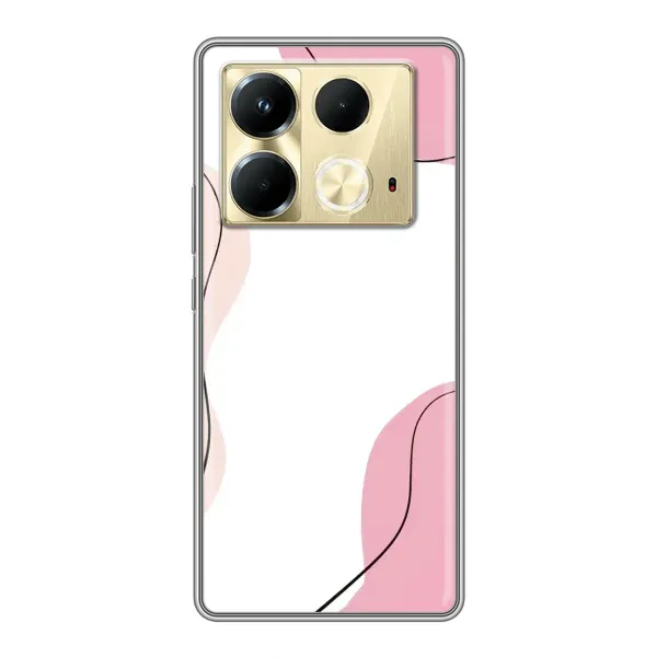 Чехол с рисунком «Розовый фон» для Infinix Note 40 Чехол с рисунком «Розовый фон» для Infinix Note 40