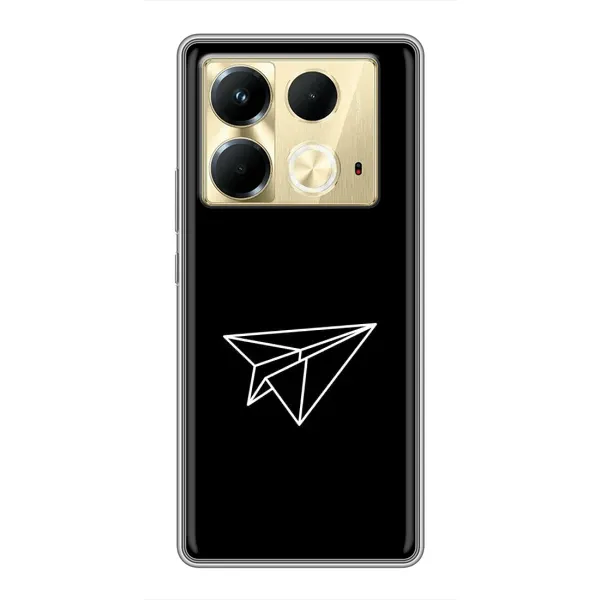 Чехол с рисунком «Самолетик» для Infinix Note 40 Чехол с рисунком «Самолетик» для Infinix Note 40