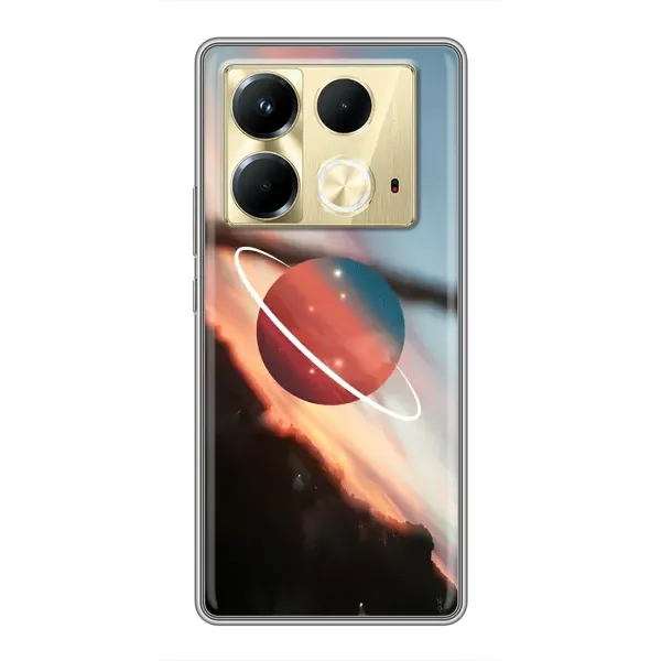 Чехол с рисунком «Сатурн» для Infinix Note 40 Чехол с рисунком «Сатурн» для Infinix Note 40