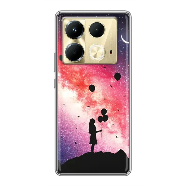 Чехол с рисунком «Шарики в небе» для Infinix Note 40 Чехол с рисунком «Шарики в небе» для Infinix Note 40