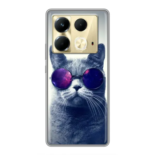Чехол с рисунком «Стильный КОТ» для Infinix Note 40 Чехол с рисунком «Стильный КОТ» для Infinix Note 40