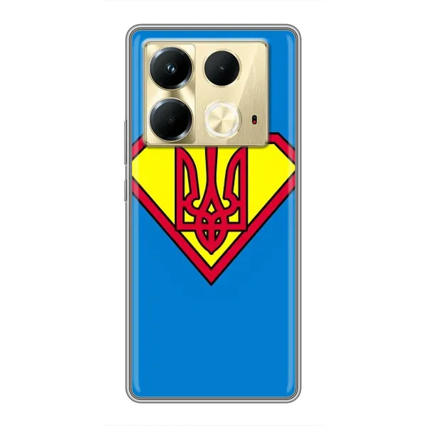 Чехол с рисунком «Super - Герб» для Infinix Note 40 Чехол с рисунком «Super - Герб» для Infinix Note 40
