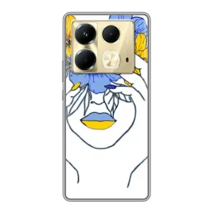 Чехол на Infinix Note 40 Украинский дизайн (Украинка на всю голову)