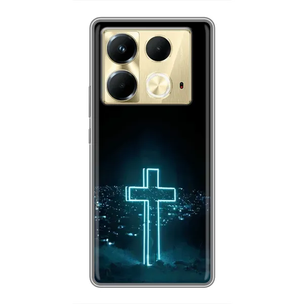 Чехол с рисунком «Яркий Крест» для Infinix Note 40 Чехол с рисунком «Яркий Крест» для Infinix Note 40
