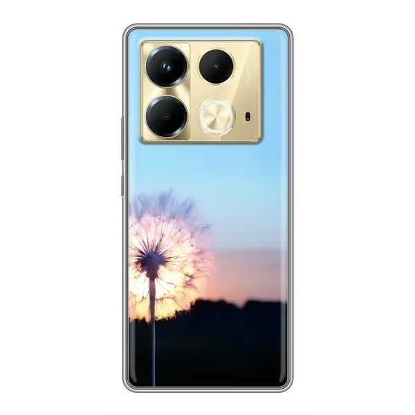 Чехол с рисунком «Закат с одуванчиком» для Infinix Note 40 Чехол с рисунком «Закат с одуванчиком» для Infinix Note 40