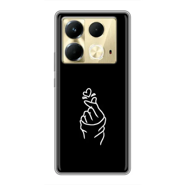 Чехол с рисунком «Знак Сердечка» для Infinix Note 40 Чехол с рисунком «Знак Сердечка» для Infinix Note 40