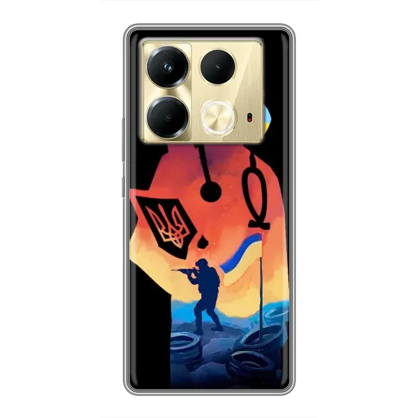 Чехол с рисунком «ЗСУ Врач» для Infinix Note 40 Чехол с рисунком «ЗСУ Врач» для Infinix Note 40