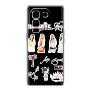 Чехлы с картинкой для Infinix Note 50 Pro Plus (Арт блэкпинг)