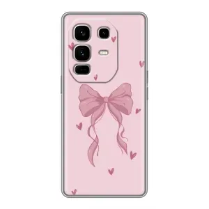 Чехол с рисунком «Бант на розовом» для Infinix Note 50 Pro Plus