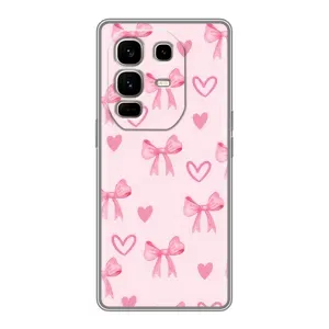 Чохол банти для Infinix Note 50 Pro Plus (Бантики і сердечки)