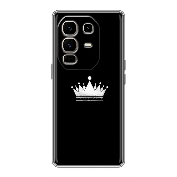 Чехол с рисунком «Белая корона» для Infinix Note 50 Pro Plus