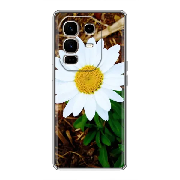 Чехол с рисунком «Белая ромашка» для Infinix Note 50 Pro Plus