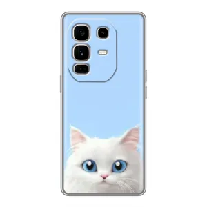 Чехол на тематику: Коты для Infinix Note 50 Pro Plus (Белый кот)