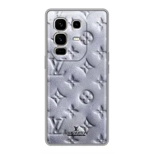 Текстурний Чохол Louis Vuitton для Ноут 50 Про Плюс (Білий ЛВ)