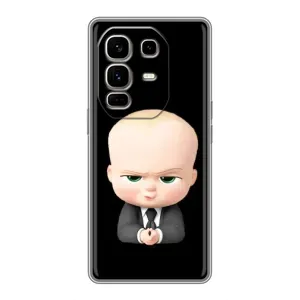 Мультяшний принт на Чохол для Ноут 50 Про Плюс (Бос)