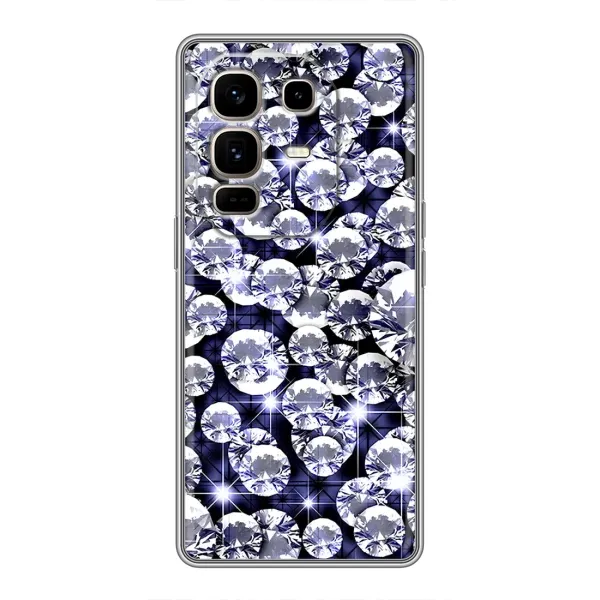 Чехол с рисунком «Бриллианты» для Infinix Note 50 Pro Plus Чехол с рисунком «Бриллианты» для Infinix Note 50 Pro Plus