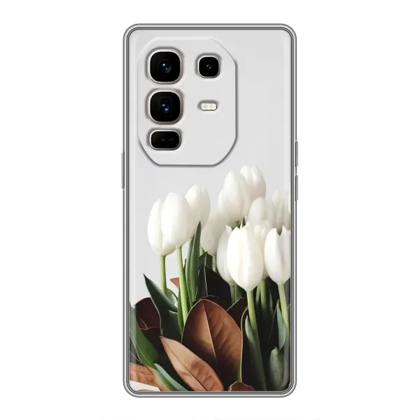 Чехол с рисунком «Букет тюльпанов» для Infinix Note 50 Pro Plus
