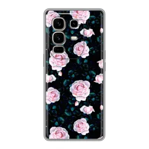 Чехлы с принтом Розочки для Infinix Note 50 Pro Plus (Чайные розы)