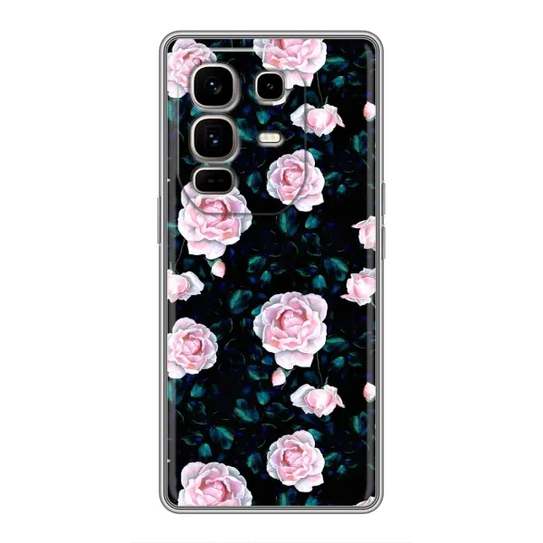 Чехол с рисунком «Чайные розы» для Infinix Note 50 Pro Plus Чехол с рисунком «Чайные розы» для Infinix Note 50 Pro Plus