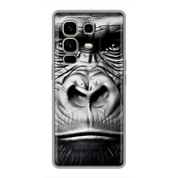 Чехол с рисунком «Черная обезьяна» для Infinix Note 50 Pro Plus Чехол с рисунком «Черная обезьяна» для Infinix Note 50 Pro Plus