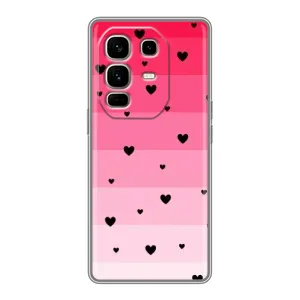 Чохли з тематикою "Маленькі Сердчеки" на Infinix Note 50 Pro Plus (Чорні сердечка)