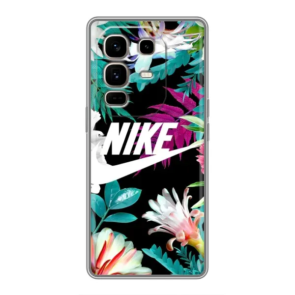 Чехол с рисунком «Цветочный Nike» для Infinix Note 50 Pro Plus Чехол с рисунком «Цветочный Nike» для Infinix Note 50 Pro Plus